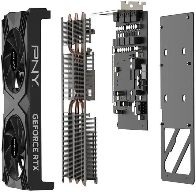 Alt view image 9 of 9 - PNY VERTO GeForce RTX 4060 Ti 16GB GDDR6 PCI Express 4.0 x8 ATX Graphics Card VCG4060T16DFXPB1