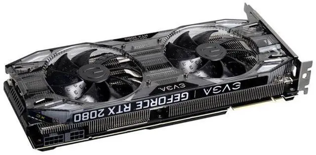 Alt view image 4 of 7 - EVGA GeForce RTX 2080 XC BLACK EDITION GAMING Video Card, 08G-P4-2082-KR, 8GB GDDR6, Dual HDB Fans, RGB LED, Metal Backplate