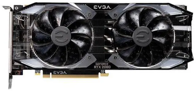 Alt view image 3 of 7 - EVGA GeForce RTX 2080 XC BLACK EDITION GAMING Video Card, 08G-P4-2082-KR, 8GB GDDR6, Dual HDB Fans, RGB LED, Metal Backplate