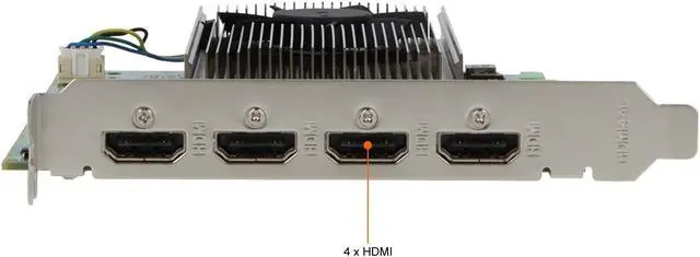 Alt view image 3 of 8 - VisionTek AMD Radeon RX 550 4GB GDDR5 4xHDMI Graphics Card 901459