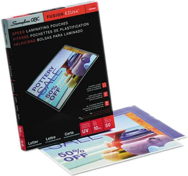 Main image of GBC HeatSeal Clear Premium Laminating Pouches - 50 EA/BX