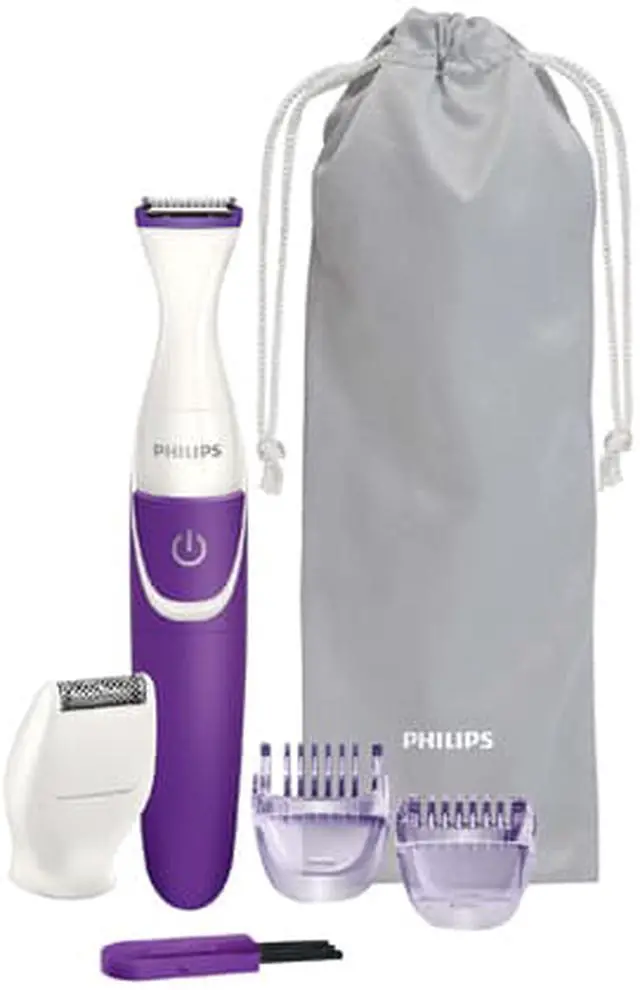 Alt view image 12 of 13 - Bikini Genie Cordless Trimmer for Bikini Line, with Shaving Head and Comb