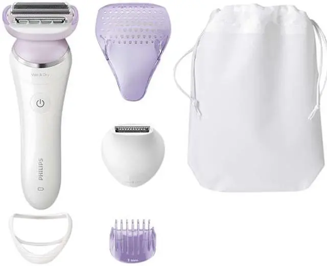 Alt view image 5 of 8 - Philips SatinShave Prestige Wet & Dry Cordless Shaver, 5 Accessories