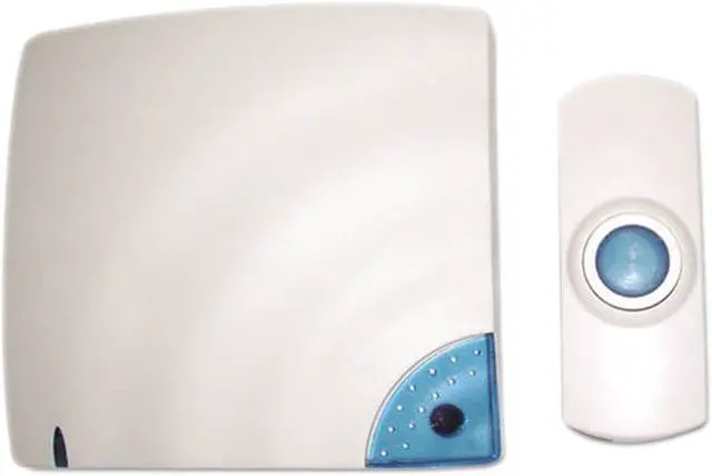 Main image of Tatco Wireless Doorbell, Battery Operated, 1.38w X 0.75d X 3.5h, Bone 57910