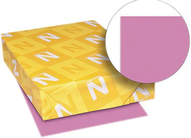 Main image of Neenah Paper Astrobrights Colored Paper 24lb 8-1/2 x 11 Outrageous Orchid 500 Sheets/Ream 21946