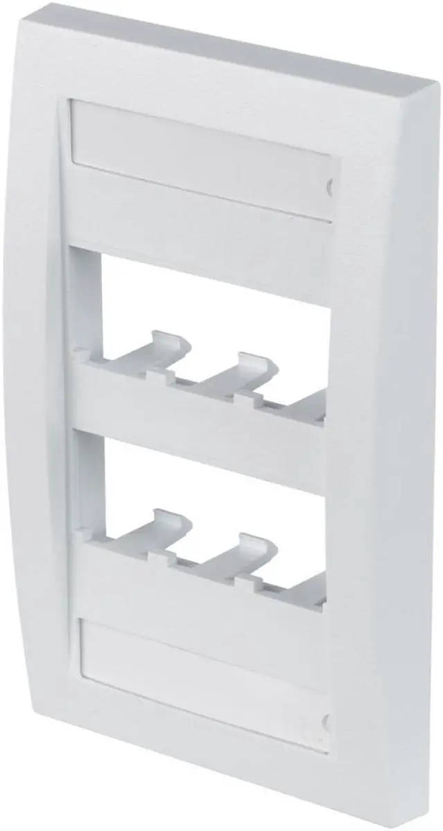 Alt view image 2 of 2 - Panduit CFPE6WHY Faceplate
