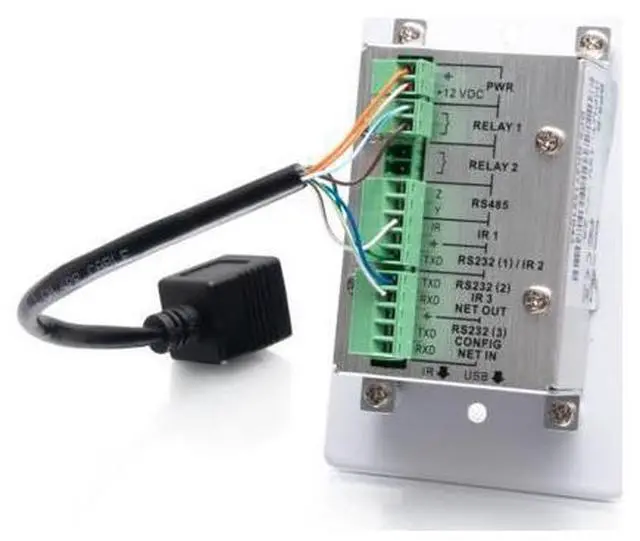 Alt view image 3 of 4 - C2G AV Controller - Universal remote control - 8 buttons - Cable/infrared - White C2G50348