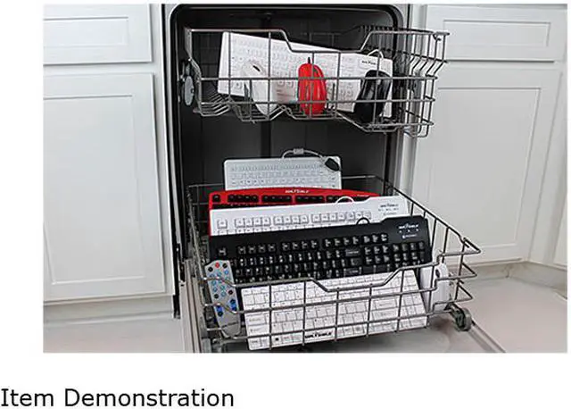 Alt view image 5 of 5 - Seal Shield SSWKSV099W Cleanwipe Medical Grade-Waterproof, Antimicrobial, Low Profile Chiclet Style, 2.