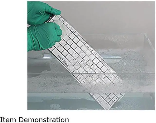 Alt view image 4 of 5 - Seal Shield SSWKSV099W Cleanwipe Medical Grade-Waterproof, Antimicrobial, Low Profile Chiclet Style, 2.
