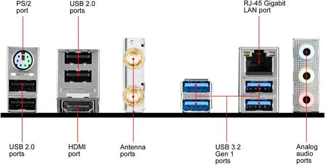Alt view image 8 of 10 - MSI B450M BAZOOKA MAX WI-FI w/ DDR4-2666, 7.1 Audio, M.2, Gigabit LAN, 802.11ac