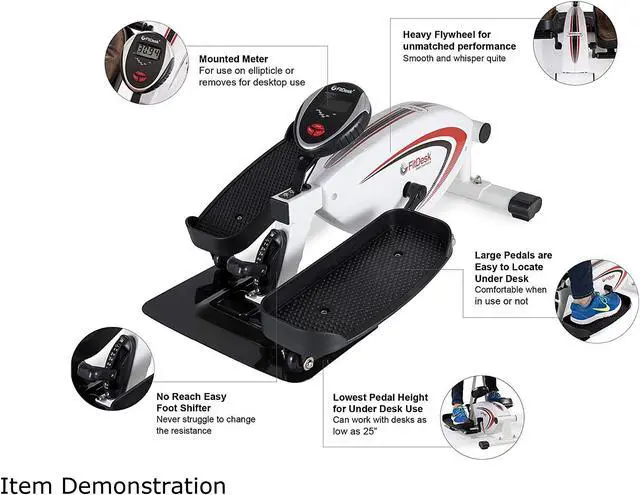 Alt view image 3 of 6 - FitDesk Under Desk Cycle