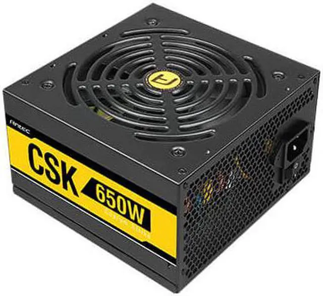 Alt view image 2 of 8 - Antec Bronze Power Supply, CSK 650W 80+ Bronze Certified PSU, Continuous Power with 120mm Silent Cooling Fan, ATX 12V 2.31 / EPS 12V, Bronze Power Supply