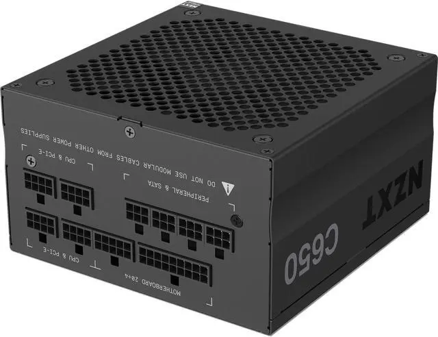 Alt view image 5 of 6 - NZXT C650 - C Series ATX 650 Watt 80 Plus Gold v2 (2022) Full-modular Power Supply, US Power Cord