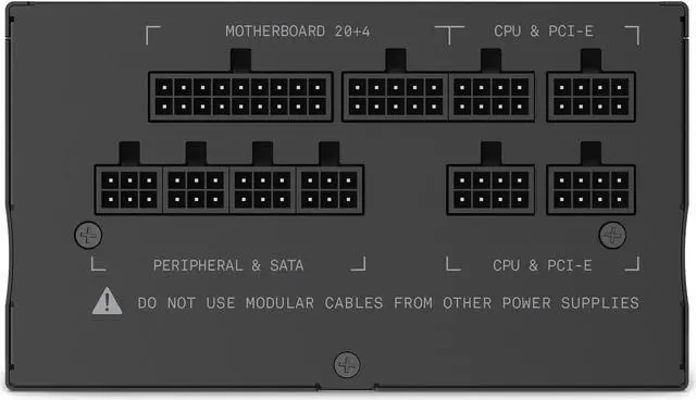 Alt view image 6 of 6 - NZXT C650 - C Series ATX 650 Watt 80 Plus Gold v2 (2022) Full-modular Power Supply, US Power Cord