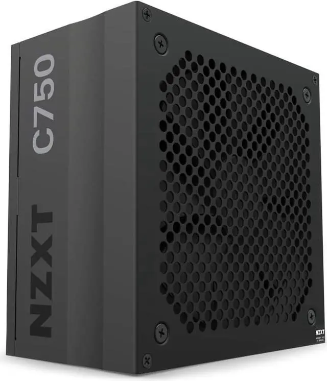 Alt view image 2 of 6 - NZXT C750 - C Series ATX 750 Watt 80 Plus Gold v2 (2022) Full-modular Power Supply, US Power Cord