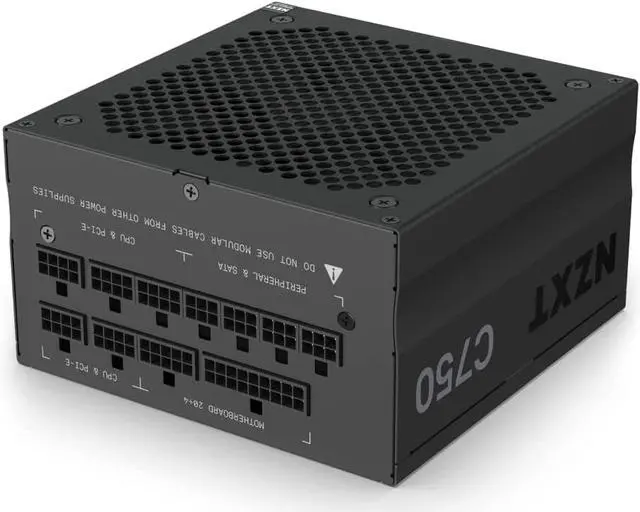 Alt view image 4 of 6 - NZXT C750 - C Series ATX 750 Watt 80 Plus Gold v2 (2022) Full-modular Power Supply, US Power Cord
