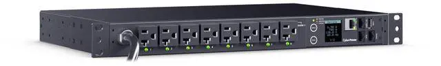 Alt view image 9 of 9 - CyberPower PDU41023 Single Phase 100 - 120 VAC 30A Switched