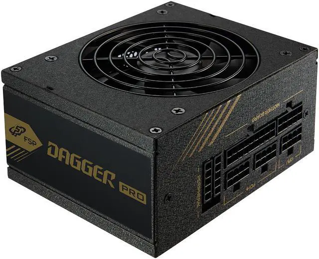 Alt view image 4 of 6 - FSP Dagger Pro 650W Mini ITX Solution / SFX 12V / Micro ATX 80 Plus Gold Certified Full Modular VR / 4K Ready Gaming Power Supply (SDA2-650)