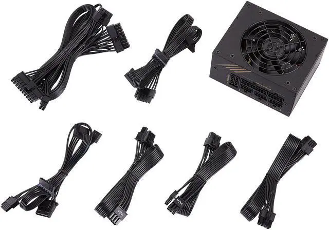 Alt view image 6 of 6 - FSP Dagger Pro 650W Mini ITX Solution / SFX 12V / Micro ATX 80 Plus Gold Certified Full Modular VR / 4K Ready Gaming Power Supply (SDA2-650)