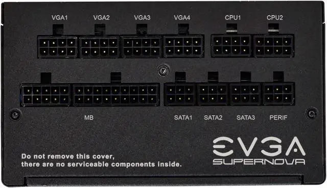Alt view image 6 of 9 - EVGA SuperNOVA 750 GA, 80 Plus Gold 750W, Fully Modular, Eco Mode, 10 Year Warranty, Includes Power ON Self Tester, Compact 150mm Size, Power Supply 220-GA-0750-X1