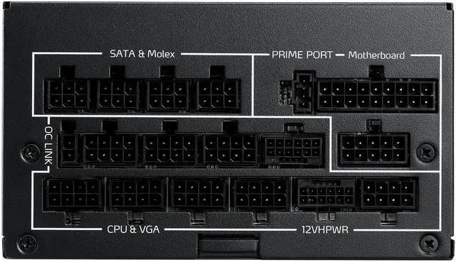 Alt view image 9 of 9 - XPG Fusion 1600W 80+ Titanium Gaming PSU Full Modular, 5080 5090 ATX 3.1 & PCIE 5.0 Ready, Dual 12VHPWR Connectors, 80 PLUS Cybernetics Titanium Certified, 12-Year Warranty