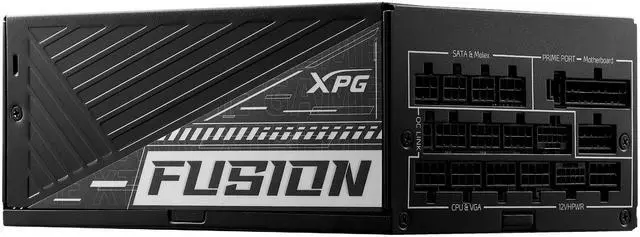 Alt view image 4 of 9 - XPG Fusion 1600W 80+ Titanium Gaming PSU Full Modular, 5080 5090 ATX 3.1 & PCIE 5.0 Ready, Dual 12VHPWR Connectors, 80 PLUS Cybernetics Titanium Certified, 12-Year Warranty