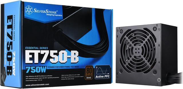 Silverstone ET750-B 750 Watt 80 PLUS Bronze Fixed Cable