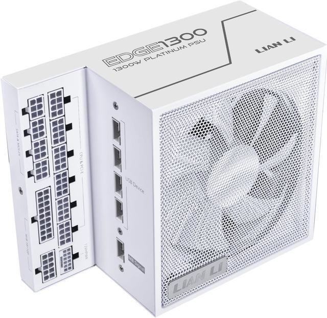 Main image of LIAN LI Edge series EG1300 White, 1300W ATX12V v3.1, 80 PLUS PLATINUM Certified , Full Modular Power Supply