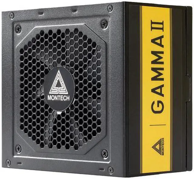 Alt view image 6 of 6 - Montech Gamma II 750W, 80+ Gold Certified PSU, LLC+DC to DC Technology, High Quality Components, 100% Japanese Capacitors, Silent Fan, High Performance, Full Flat Cables