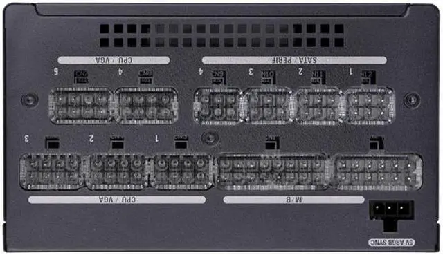 Alt view image 3 of 7 - Super Flower Leadex III ARGB 650W 80+ Gold, 10 Years Warranty, Addressable LEDs With 5V Motherboard Sync/Analog Controlled, ECO Fanless & Silent Mode, Full Modular Power Supply, SF-650F14RG
