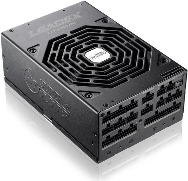 Super Flower Leadex Titanium 1600W 80+ Titanium, ATX 3.1, W/12V-2x6(2x8pin - 16pin native cables)*2, 10 Years Warranty, ECO Mode, Full Modular, Dual Super Flower Leadex Titanium 1600W 80+ Titanium, ATX 3.1, W/12V-2x6(2x8pin - 16pin native cables)*2, 10 Years Warranty, ECO Mode, Full Modular, Dual