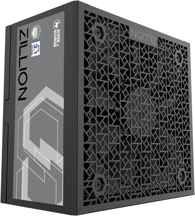 Alt view image 3 of 9 - Super Flower Zillion FP 1200W Cybenetics Platinum, Full Modular Embossed Cables, ATX 3.1 / PCIe 5.1, W/12V-2x6 Native Cable, Power Supply, FDB Fan, SF-1200Z12FG, Black version
