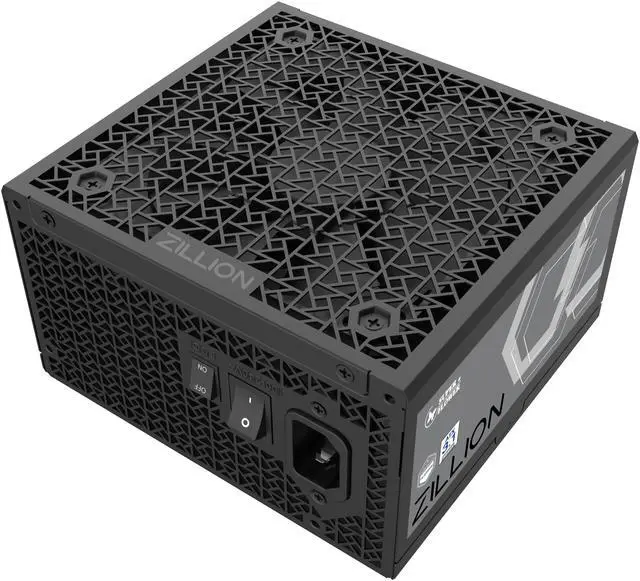 Alt view image 2 of 9 - Super Flower Zillion FP 1200W Cybenetics Platinum, Full Modular Embossed Cables, ATX 3.1 / PCIe 5.1, W/12V-2x6 Native Cable, Power Supply, FDB Fan, SF-1200Z12FG, Black version