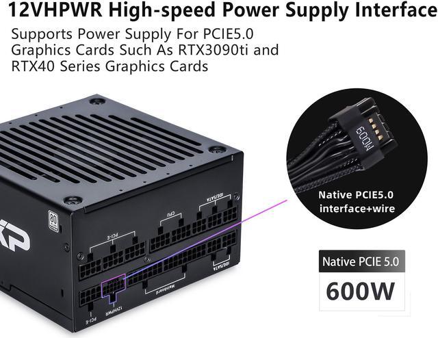Alt view image 4 of 8 - SAMA XP 1000w ATX Power Supply PSU For Gaming Computer PC Power Supply Unit - 80 Plus Platinum - ATX 3.0 & PCIe 5.0 Compliant - Fully Modular - Low Noise Intelligent ECO
Silent Fan Japanese Capacitors