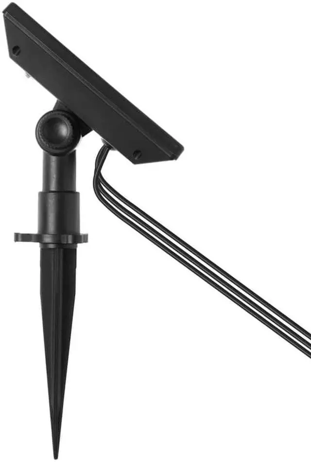 Alt view image 3 of 16 - Home Zone Security Solar Spotlights - High Brightness Outdoor Decorative Landscape Solar Spotlight with 10ft. Cable from Light to Panel, 6-Pack