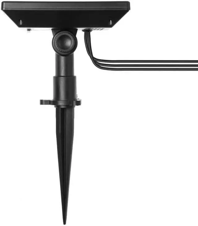 Alt view image 8 of 16 - Home Zone Security Solar Spotlights - High Brightness Outdoor Decorative Landscape Solar Spotlight with 10ft. Cable from Light to Panel, 6-Pack