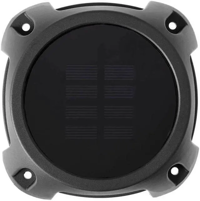 Alt view image 6 of 15 - Home Zone Security Solar Deck Lights - Outdoor Weatherproof LED Deck Lights with Stakes and No Wiring Required, 4-Pack, Black, 1-Set (ELJ7307V)