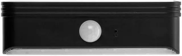 Alt view image 2 of 10 - Home Zone Security Solar Step Lights - Motion Sensor LED Outdoor Deck and Step Lights with No Wiring Required, 2-Pack, Black (ELI0989V)