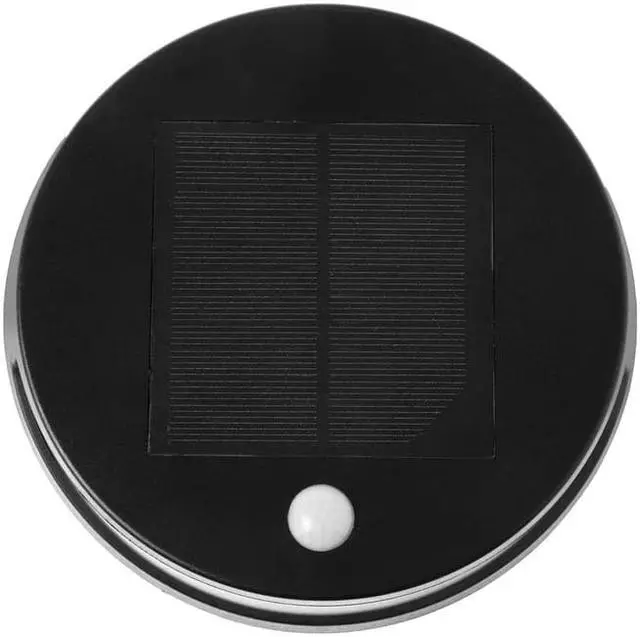 Alt view image 2 of 13 - Home Zone Security Solar Down Light - Motion Sensor Wall Mount 3000K Solar Light, No Wiring Required (1-Pack)