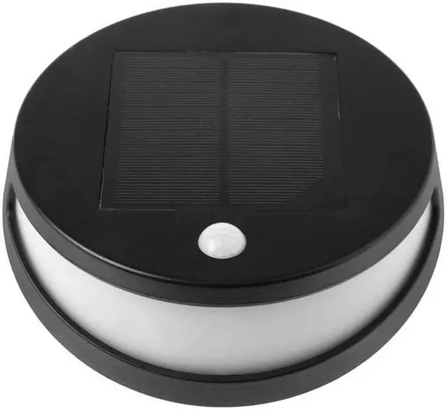 Alt view image 3 of 13 - Home Zone Security Solar Down Light - Motion Sensor Wall Mount 3000K Solar Light, No Wiring Required (1-Pack)