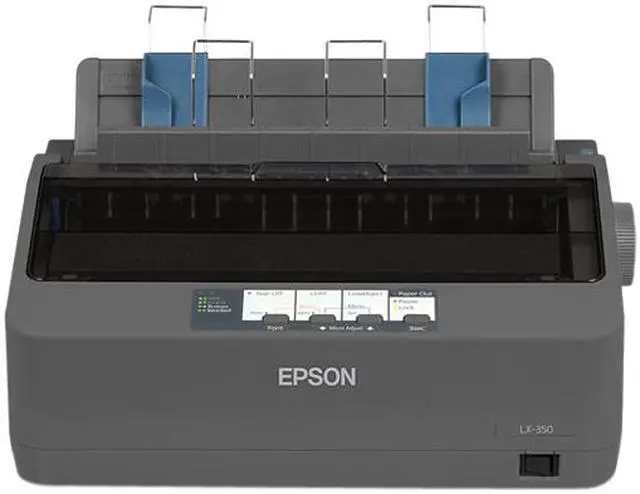 Alt view image 4 of 4 - Epson LX-350 Monochrome Dot Matrix Printer