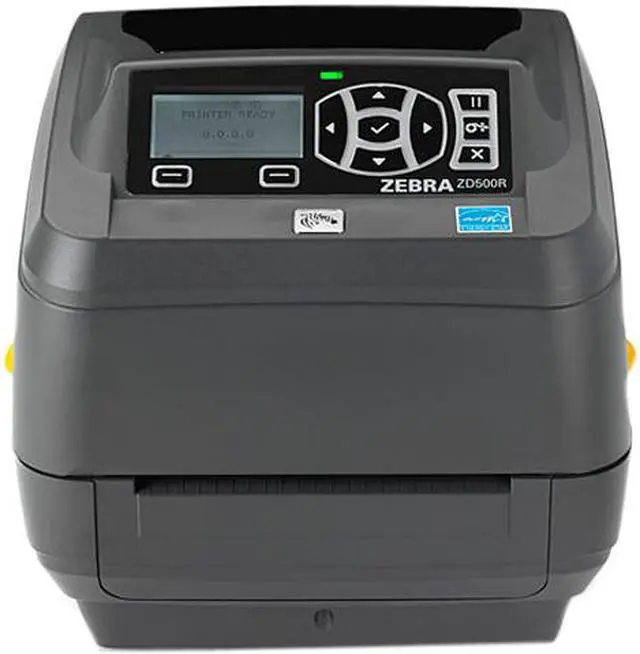 Main image of Zebra ZD500R 4" Desktop Thermal Transfer Label Printer, 300 dpi, USB, Serial, Centronics Parallel, Ethernet, RFID-UHF US/CA - ZD50043-T012R1FZ