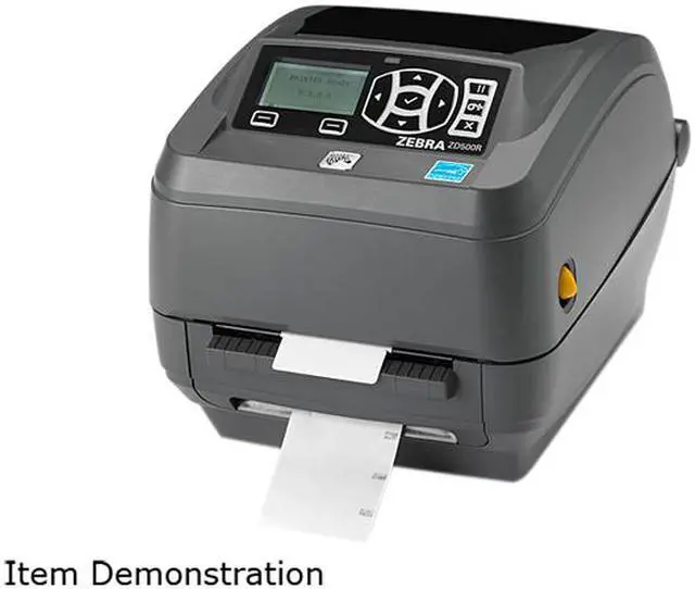 Alt view image 2 of 3 - Zebra ZD500R 4" Desktop Thermal Transfer Label Printer, 203 dpi, USB, Serial, Centronics Parallel, Ethernet, RFID-UHF US/CA - ZD50042-T012R1FZ