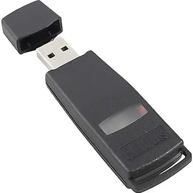Main image of RF IDeas RDR-60D2AKU pcProx 125 kHz 82 Series HID Prox Black USB Dongle