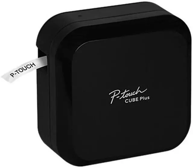Alt view image 3 of 3 - Brother PT-P710BT P-Touch Cube Plus Versatile Label Maker with Bluetooth Wireless Technology, Black