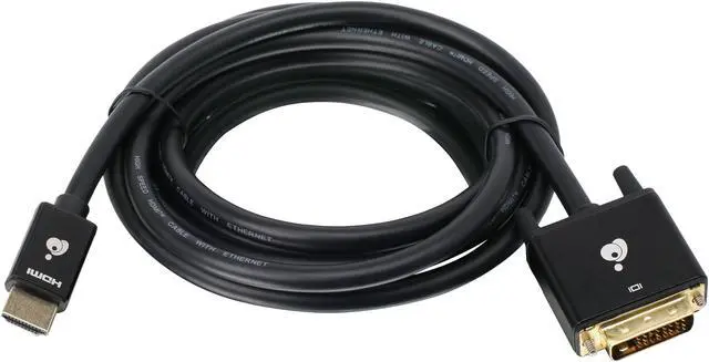 Alt view image 3 of 3 - IOGEAR GHDDVIC4K3 6ft. 4K @ 30Hz HDMI to DVI Converter Cable