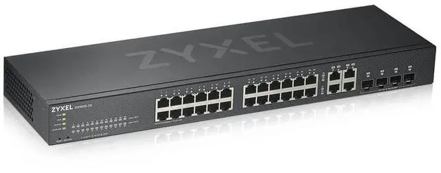 Main image of ZyXEL 24-Port 24-Port Gigabit Smart Nebula Cloud Managed Switch with 4 SFP Uplinks, GS1920-24v2