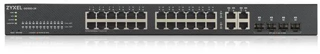 Alt view image 2 of 4 - ZyXEL 24-Port 24-Port Gigabit Smart Nebula Cloud Managed Switch with 4 SFP Uplinks, GS1920-24v2