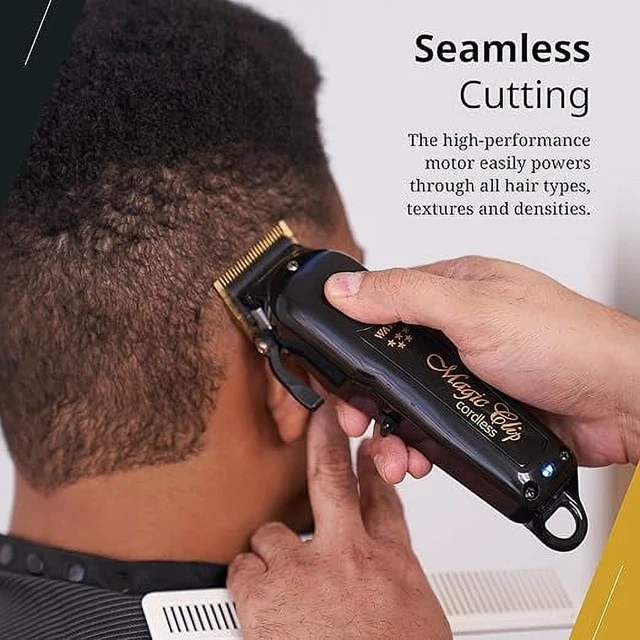 Alt view image 9 of 13 - Wahl Professional 5 Star Black Cordless Magic Clip Hair Clipper - 3026432