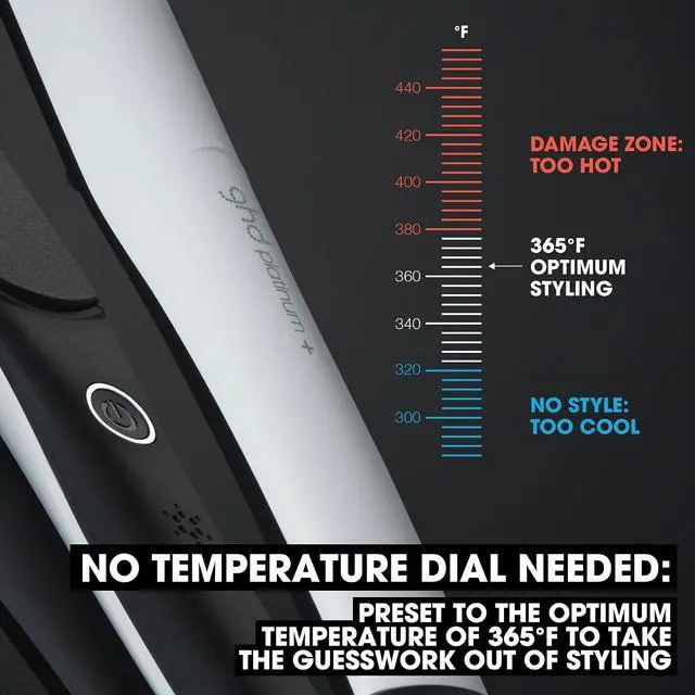 Alt view image 6 of 16 - Ghd Platinum+ Styler ? 1" Flat Iron Hair Straightener, Professional Ceramic Hair Styling Tool for Stronger Hair, More Shine, & More Color Protection